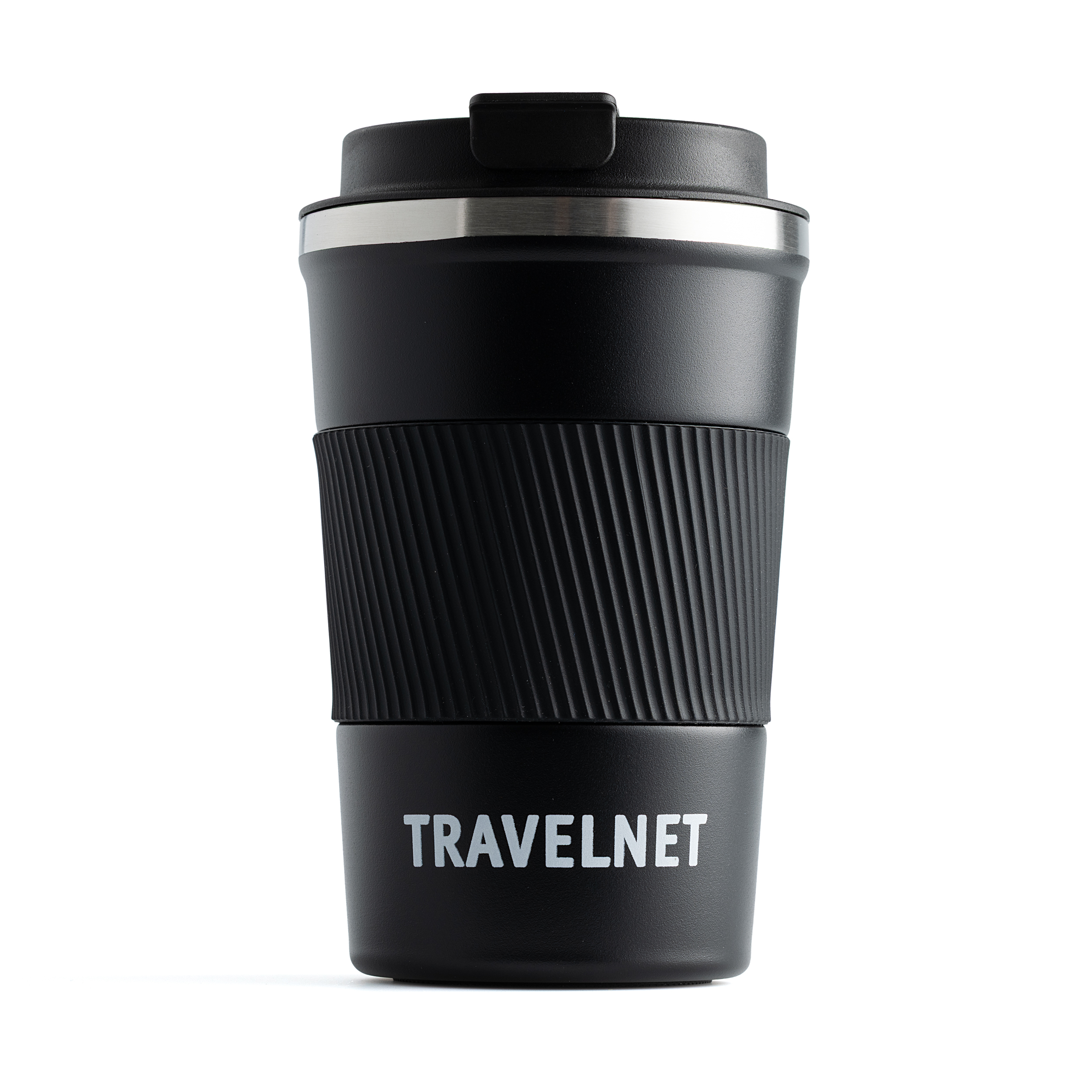 Travelnet thermosbeker – koffiebeker voor onderweg – reisbeker voor koffie en thee – 380 ml – roestvrij staal - Afbeelding 2