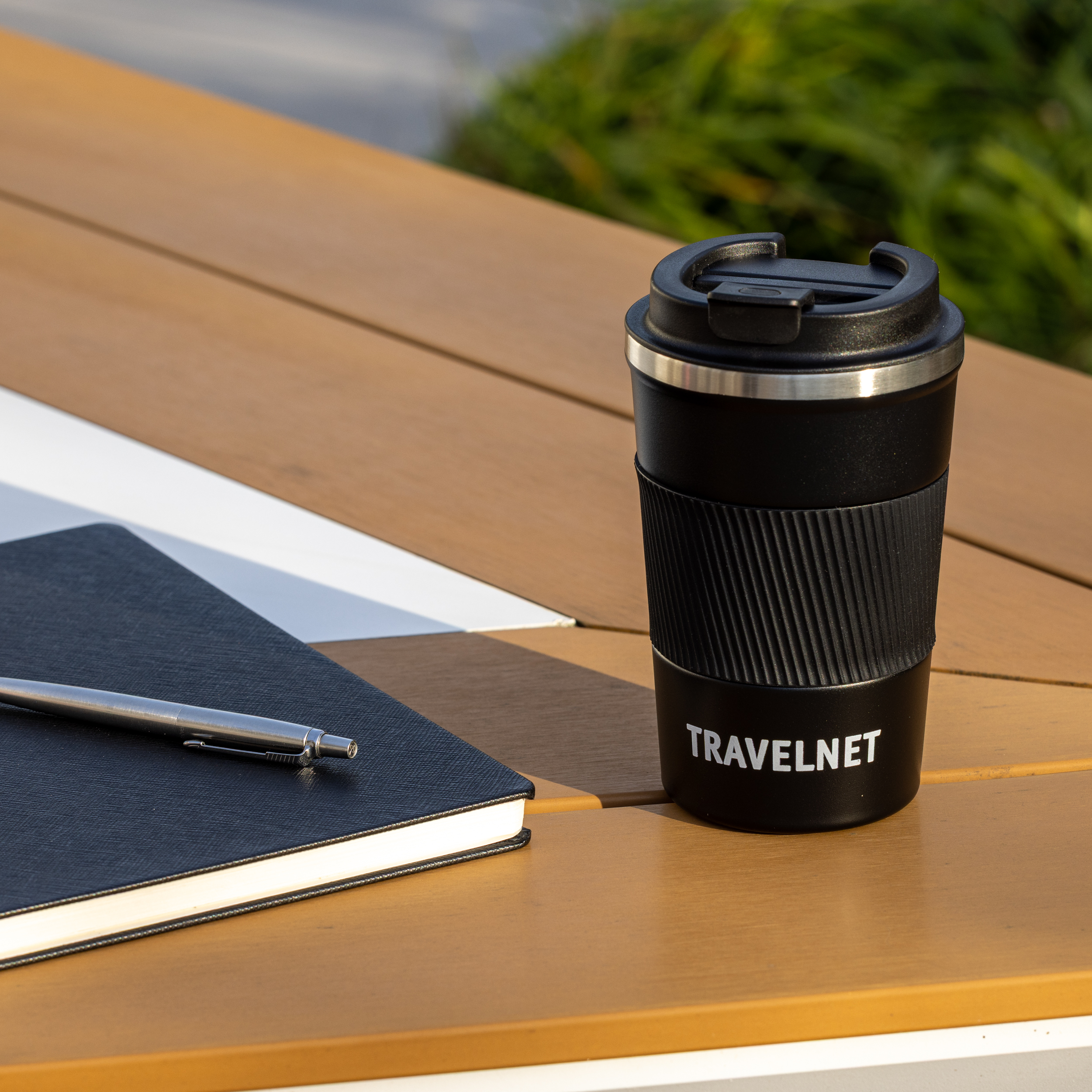 Travelnet thermosbeker – koffiebeker voor onderweg – reisbeker voor koffie en thee – 380 ml – roestvrij staal - Afbeelding 8