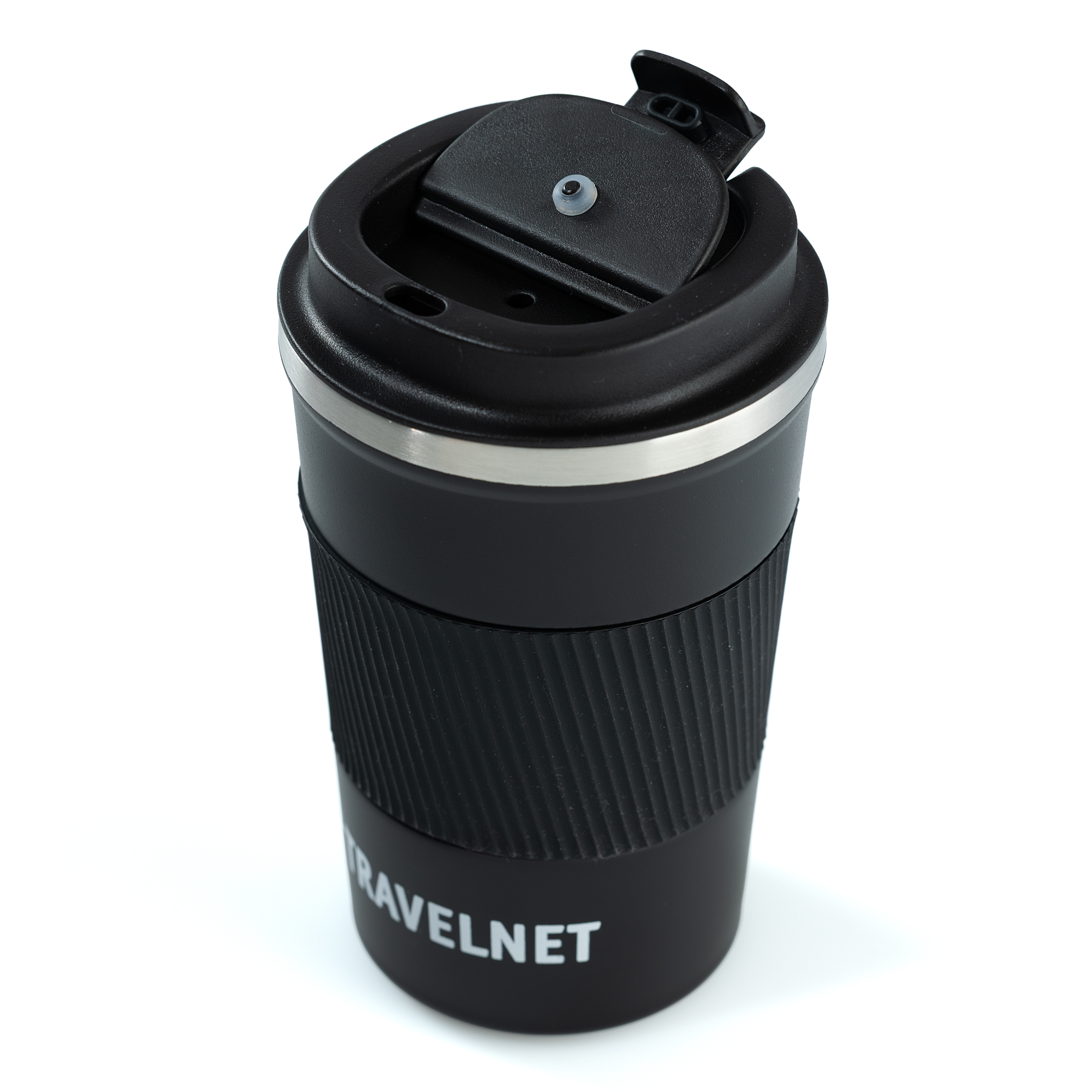 Travelnet thermosbeker – koffiebeker voor onderweg – reisbeker voor koffie en thee – 380 ml – roestvrij staal - Afbeelding 7