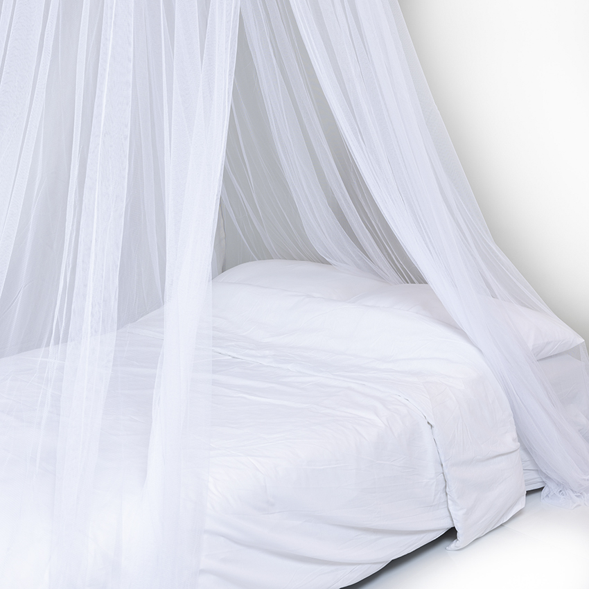 Deconet klamboe - Bangla - Topring 65cm /1250cm omtrek WIT - 1-2 pers - Afbeelding 4