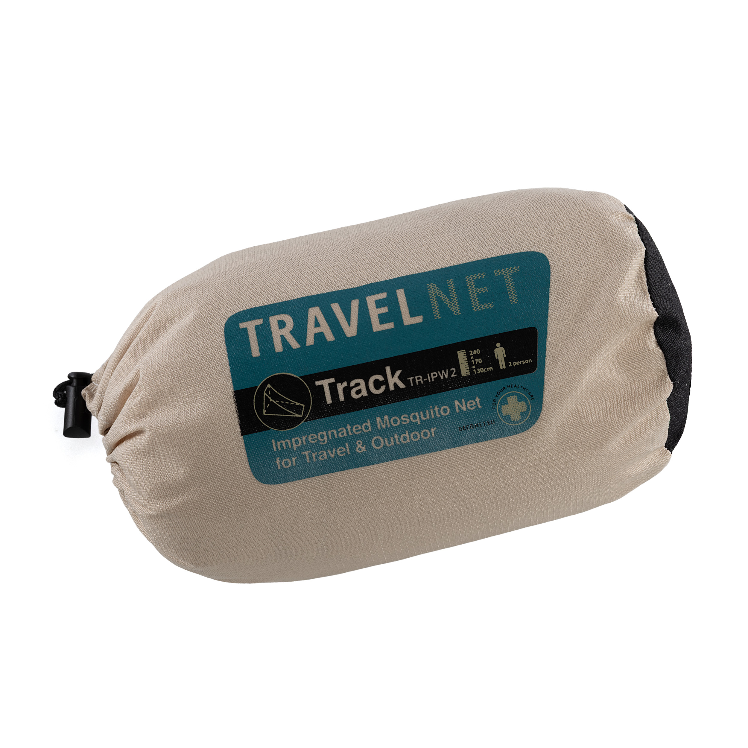 Travelnet reisklamboe Track II WIT - geïmpregneerd- L240x B170x H130cm 2 pers - Afbeelding 2