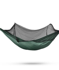 Travelnet Hangmat met Pop-out klamboetent L240 x B140 - Groen- 1 persoons