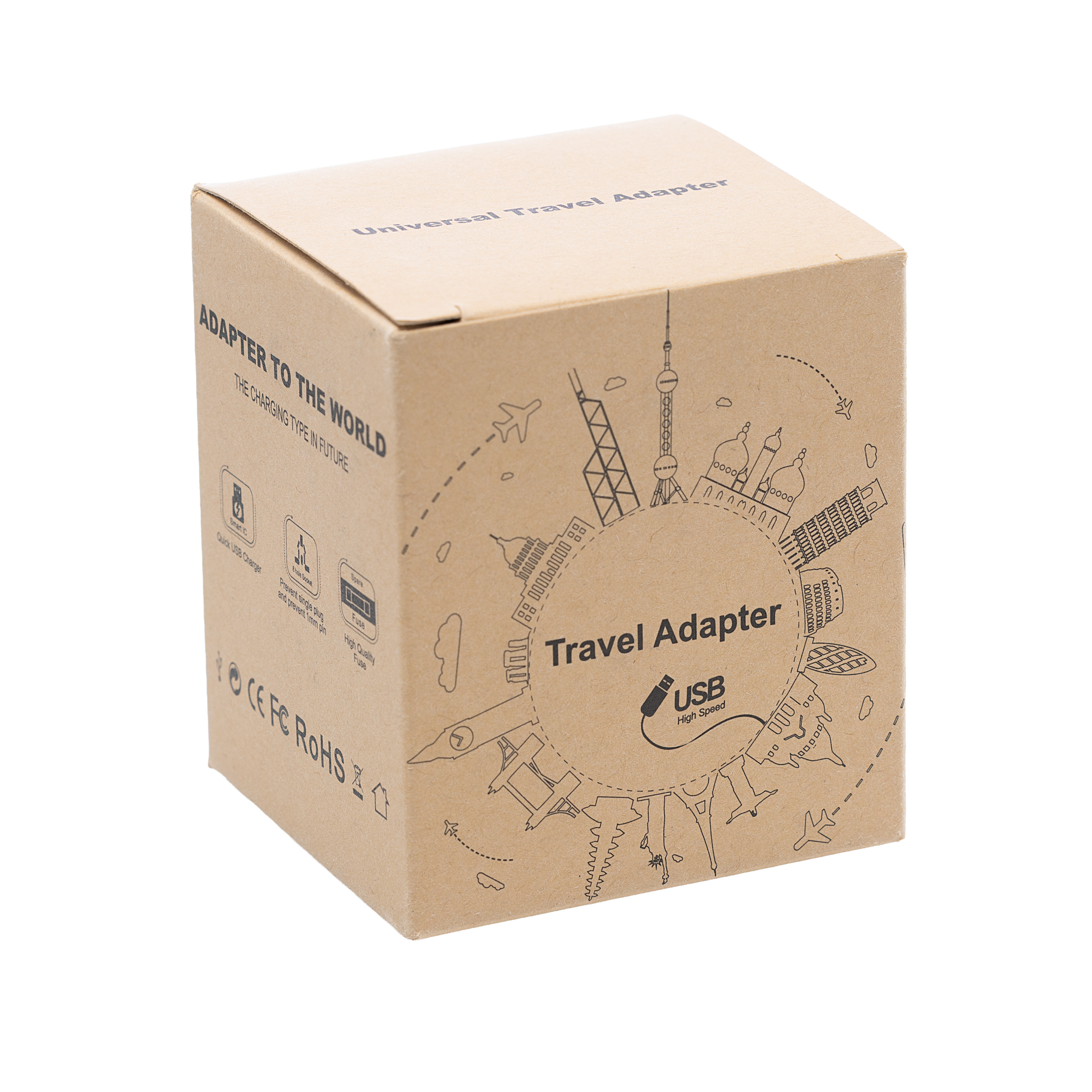 Travelnet Wereldstekker met USB-C (PD) 70W – Universele Reisstekker – 3x USB-C & 2x USB-A – Snellader - Afbeelding 8