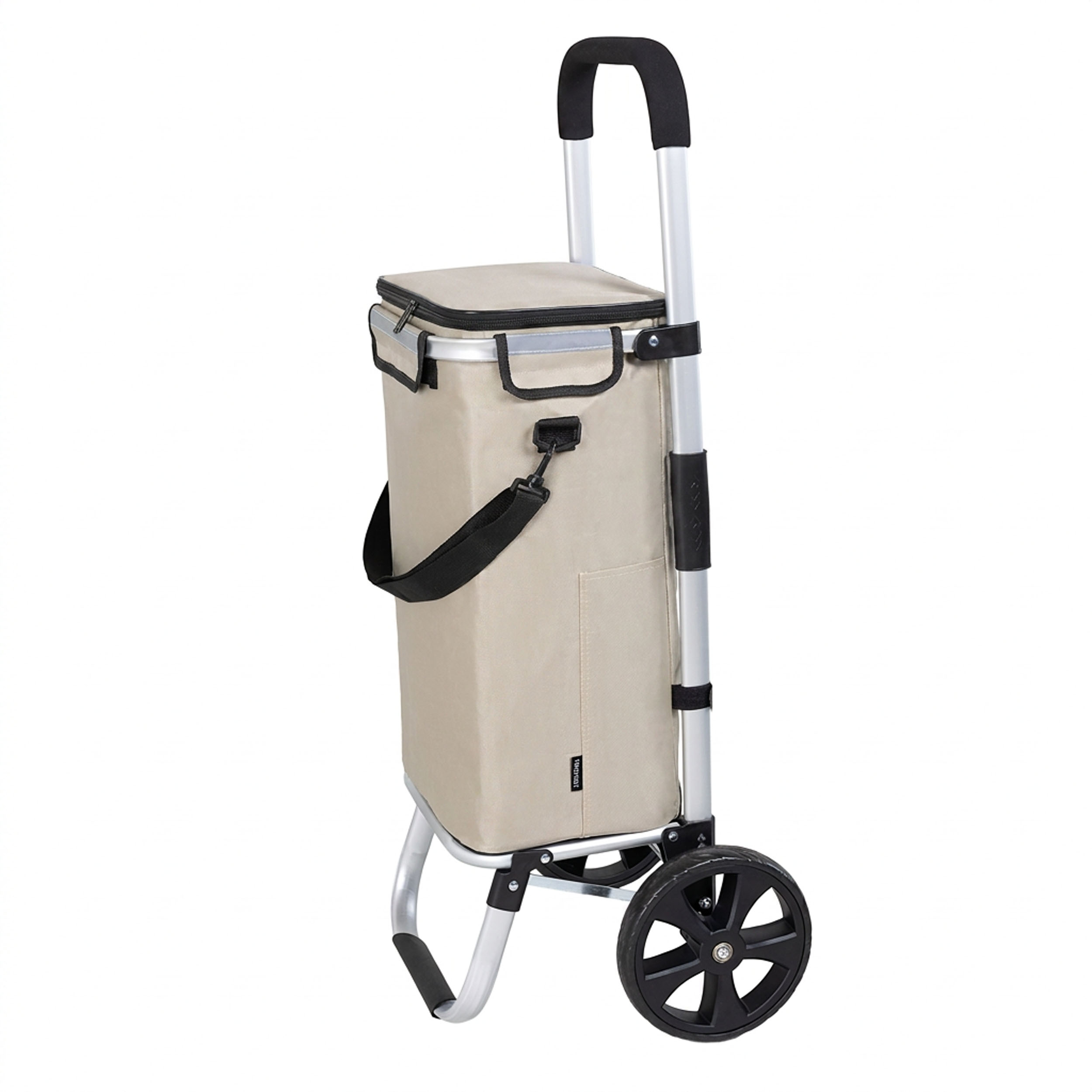 Travelnet Boodschappenwagen 40L, met koelvakje, inklapbaar, aluminium frame - Afbeelding 9