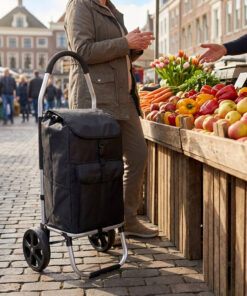Alternative view of Travelnet Boodschappenwagen 40L, inklapbaar,  aluminium Frame, met Wielen