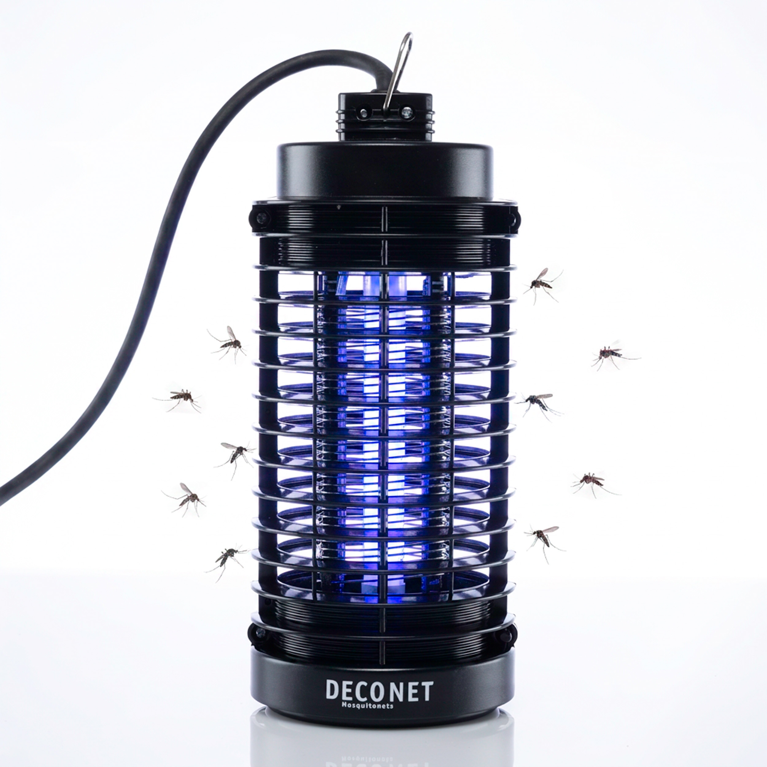 Deconet Elektrische insectenlamp LED 3Watt UV licht - Bereik 15 m² - Muggen- en vliegenlamp