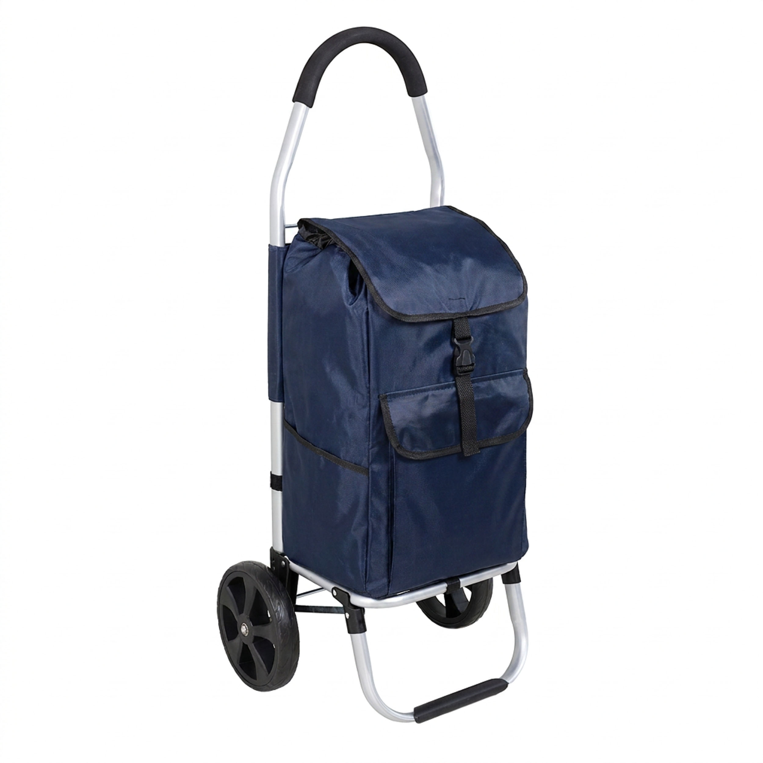 Travelnet Boodschappenwagen 40L, inklapbaar, aluminium frame, met wielen