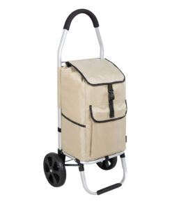 Travelnet Boodschappenwagen 40L, inklapbaar, aluminium frame, met wielen