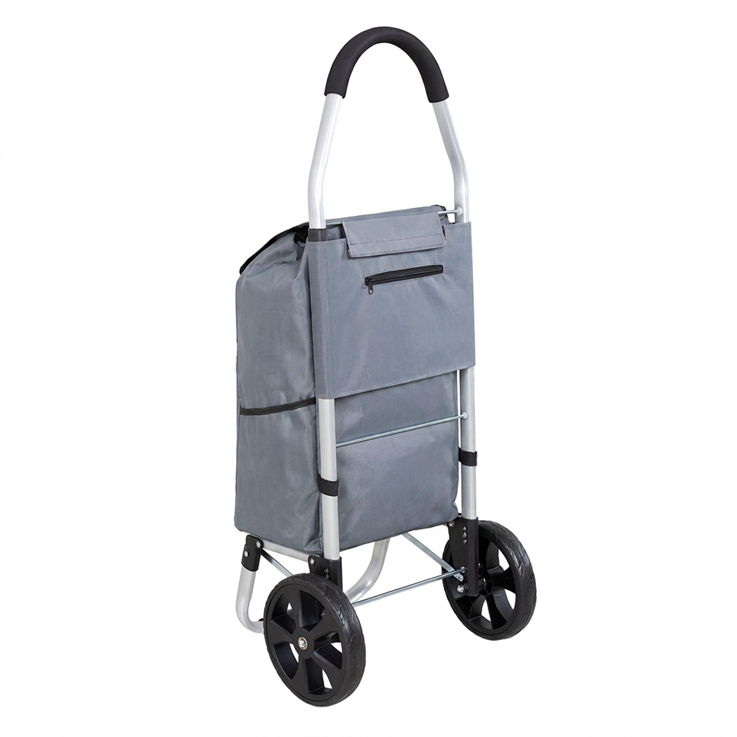 Travelnet Boodschappenwagen 40L, inklapbaar, aluminium frame, met wielen - Afbeelding 9