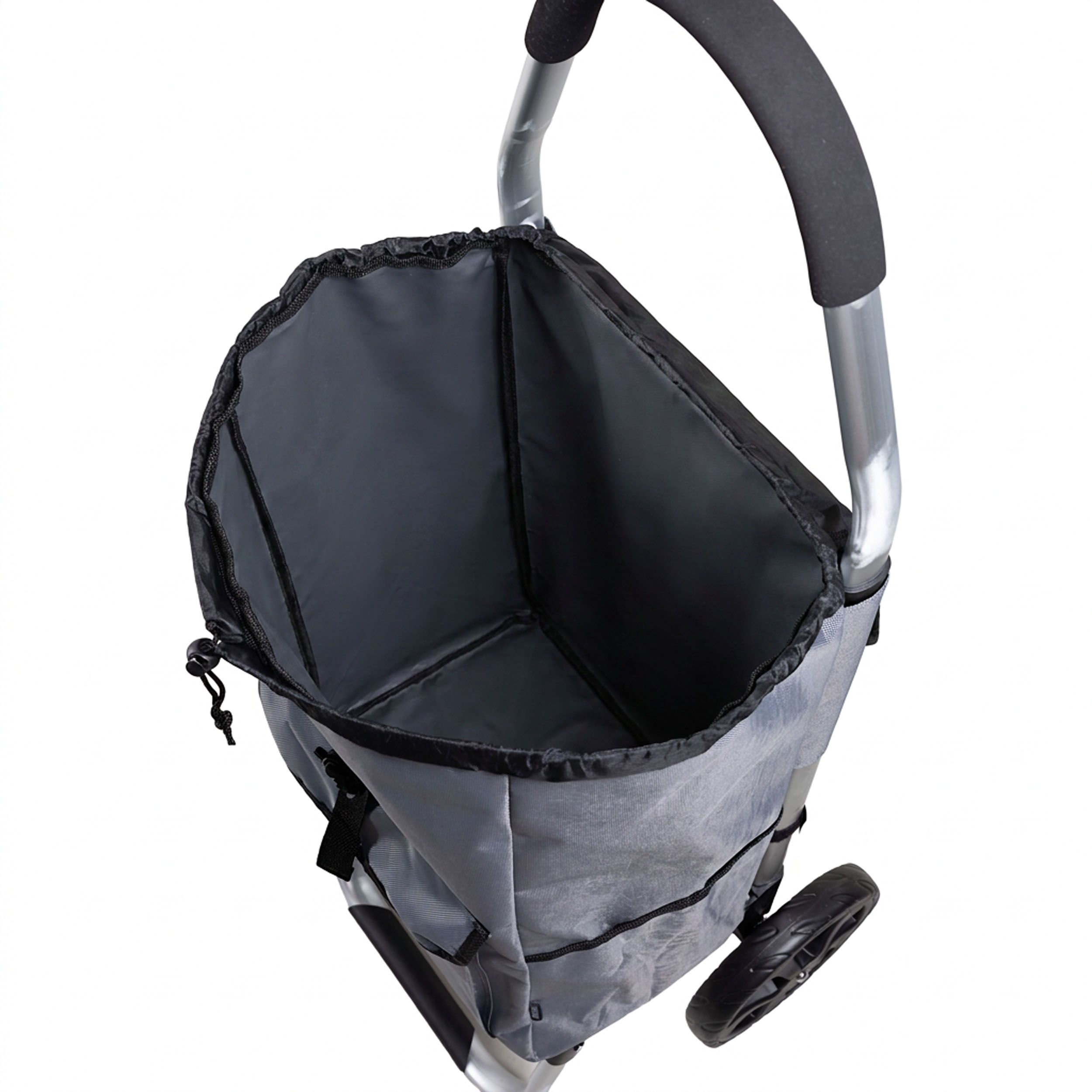 Travelnet Boodschappenwagen 40L, inklapbaar, aluminium frame, met wielen - Afbeelding 8