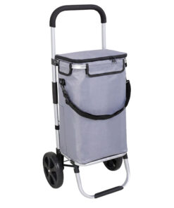 Travelnet Boodschappenwagen 40L, met koelvakje, inklapbaar, aluminium frame
