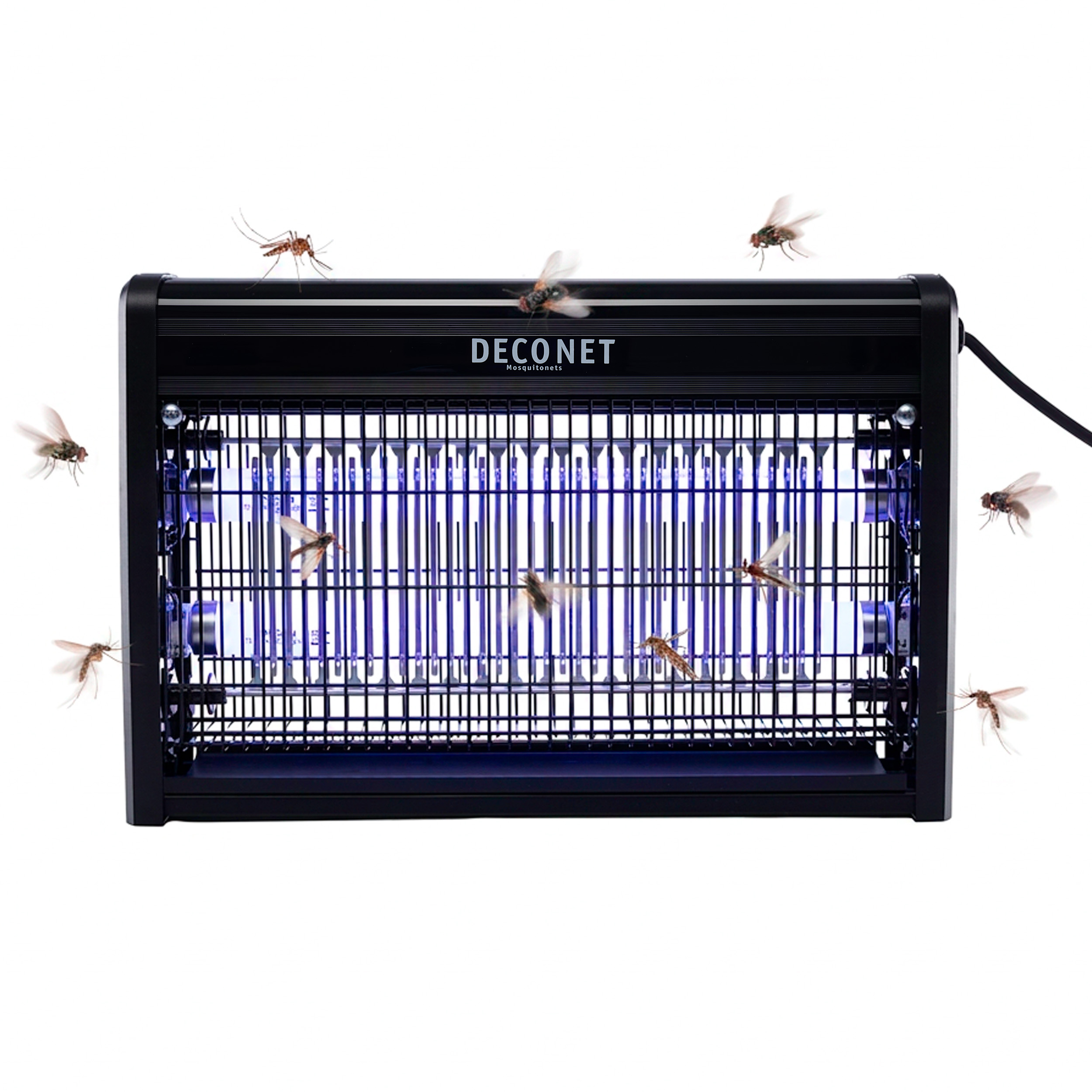 Deconet elektrische insectenlamp LED 15W – UV muggen- en vliegenlamp – bereik 80 m² – energiezuinig - Afbeelding 4
