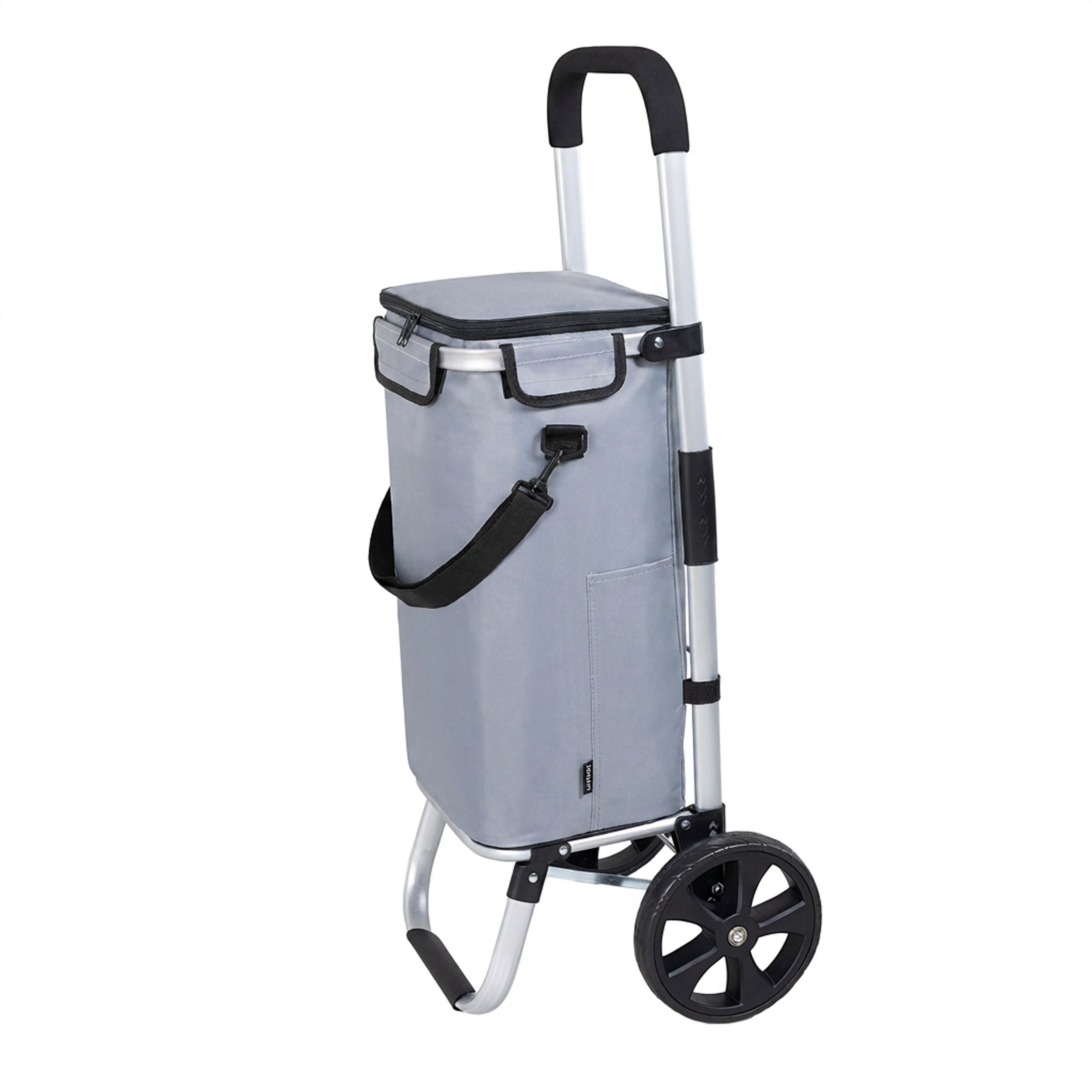 Travelnet Boodschappenwagen 40L, met koelvakje, inklapbaar, aluminium frame - Afbeelding 9