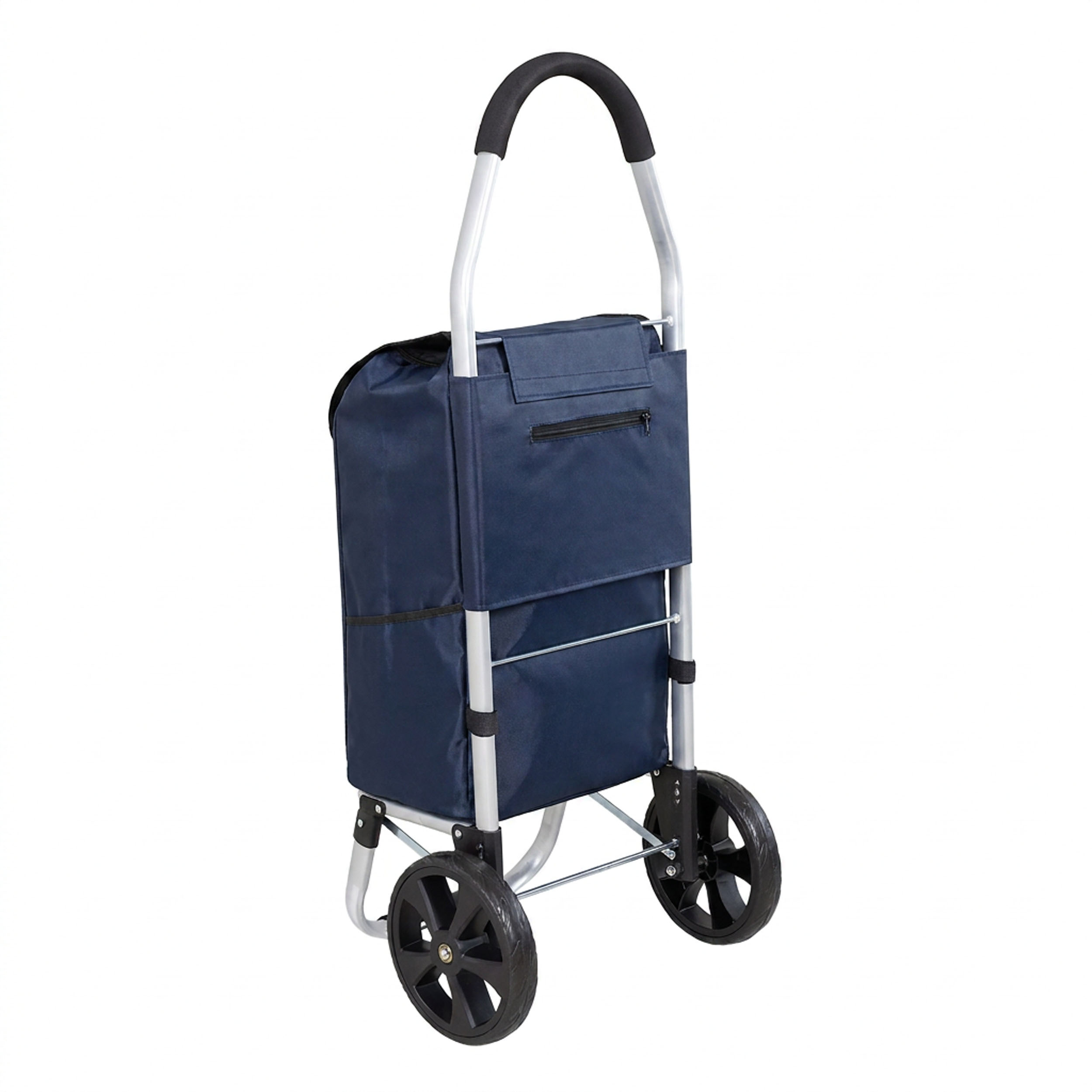 Travelnet Boodschappenwagen 40L, inklapbaar, aluminium frame, met wielen - Afbeelding 9