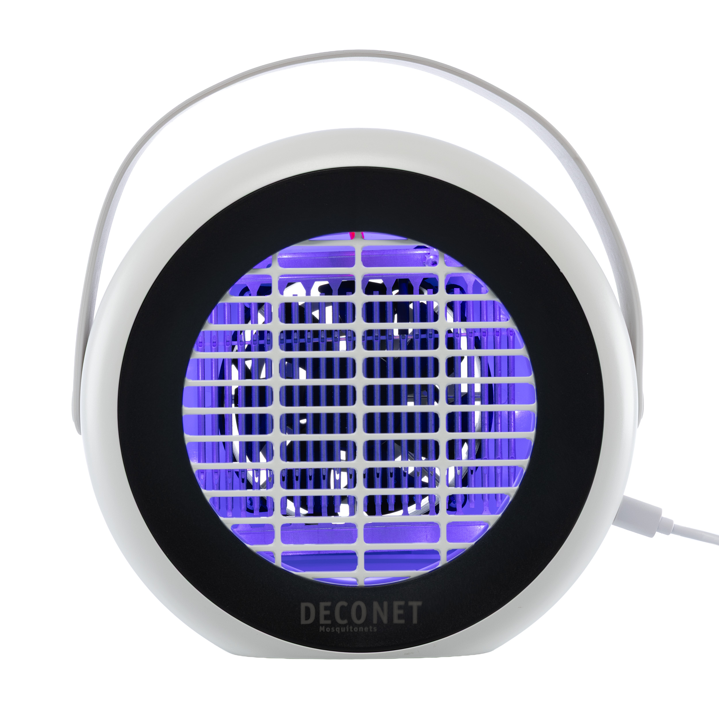 Deconet Elektrische insectenlamp met ventilator LED 1,5 Watt UV licht - Bereik 30 m² - Muggen- en vliegenlamp