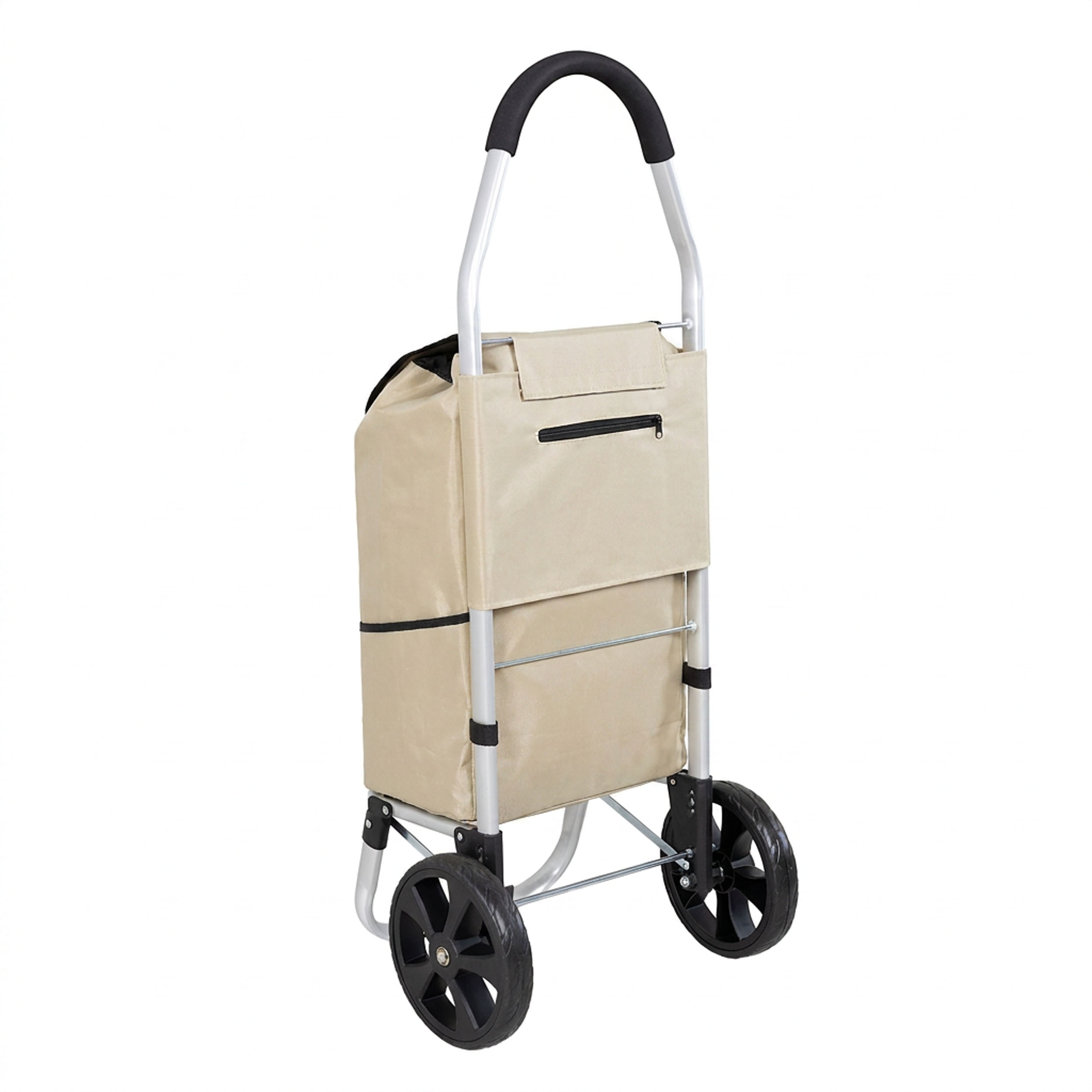 Travelnet Boodschappenwagen 40L, inklapbaar, aluminium frame, met wielen - Afbeelding 9