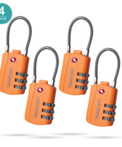 Travelnet TSA Reisslot met Cijfercode Set van 4