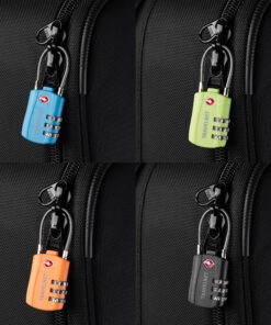Travelnet TSA Reisslot met Cijfercode Set van 4 - Afbeelding 3