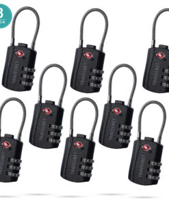 Travelnet TSA Reisslot met Cijfercode Set van 8