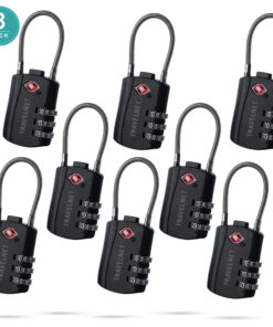 Travelnet TSA Reisslot met Cijfercode Set van 8