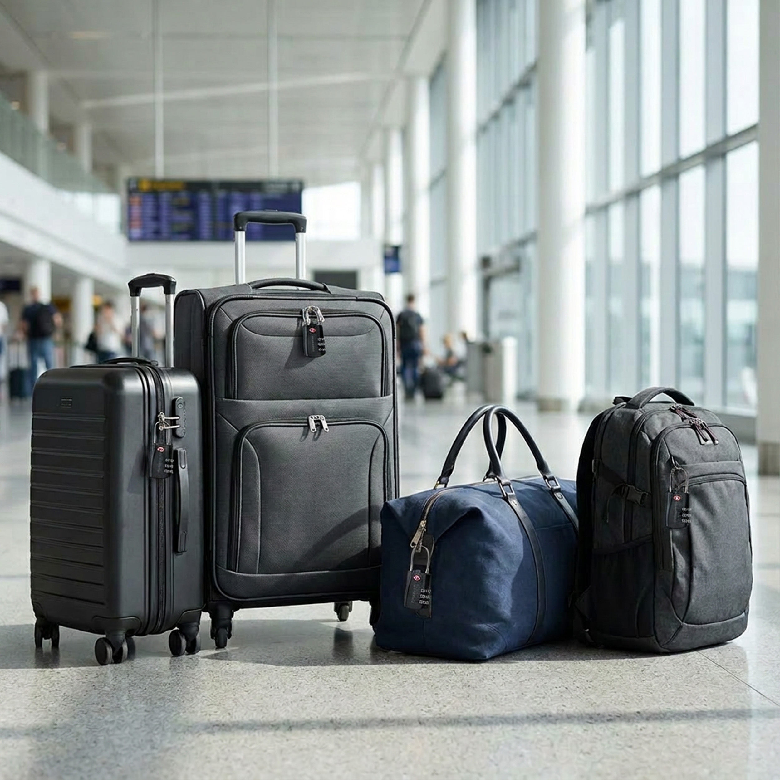 Travelnet TSA Reisslot met Cijfercode Set van 4 - Afbeelding 10