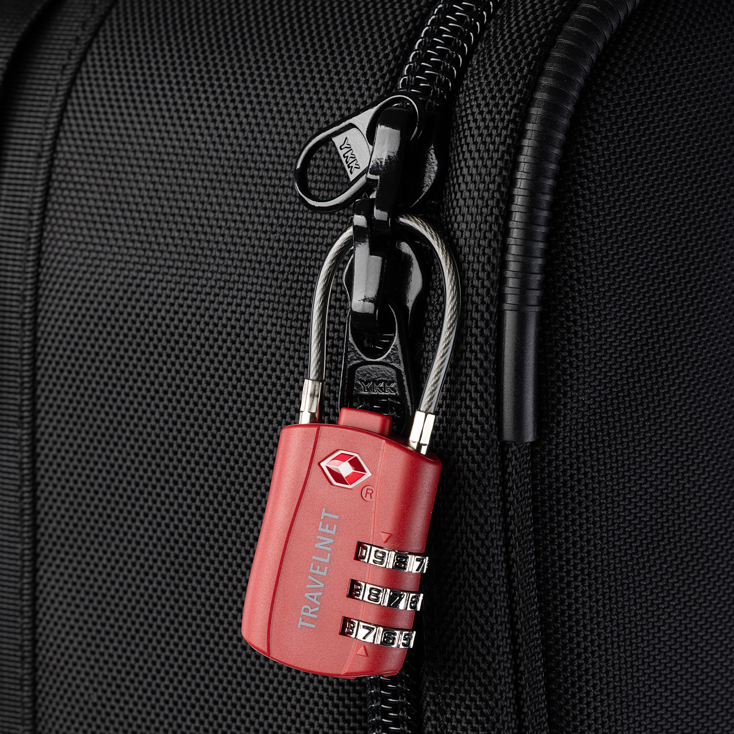 Travelnet TSA Reisslot met Cijfercode Set van 4 - Afbeelding 2
