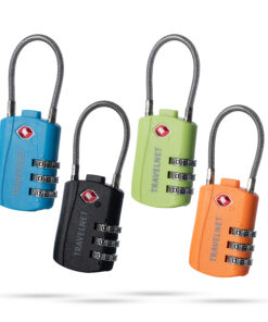 Travelnet TSA Reisslot met Cijfercode Set van 4 - Afbeelding 5