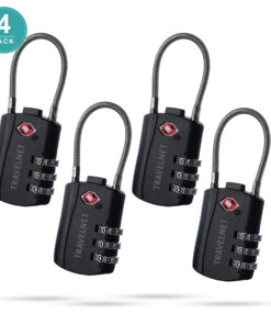 Travelnet TSA Reisslot met Cijfercode Set van 4