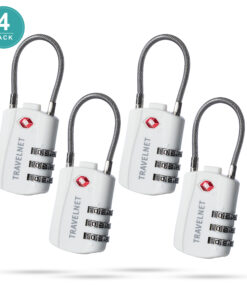 Travelnet TSA Reisslot met Cijfercode Set van 4