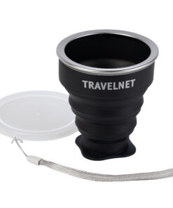 Travelnet Foldy Opvouwbare Siliconen Bekerset - Set van 4 - Afbeelding 7