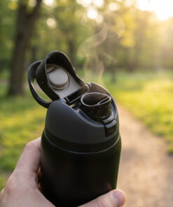 Alternative view of Travelnet Thermofles 950 ml – Dubbelwandig RVS