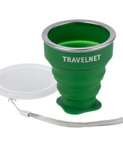 Travelnet Foldy Opvouwbare Siliconen Bekerset - Set van 4 - Afbeelding 6