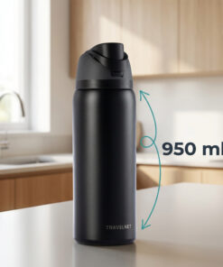 Travelnet Thermofles 950 ml – Dubbelwandig RVS - Afbeelding 4