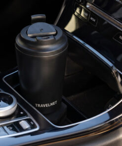 Travelnet thermosbeker – koffiebeker voor onderweg – reisbeker voor koffie en thee – 350 ml – roestvrij staal - Afbeelding 3