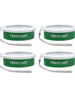 Travelnet Foldy Opvouwbare Siliconen Bekerset - Set van 4 - Afbeelding 4