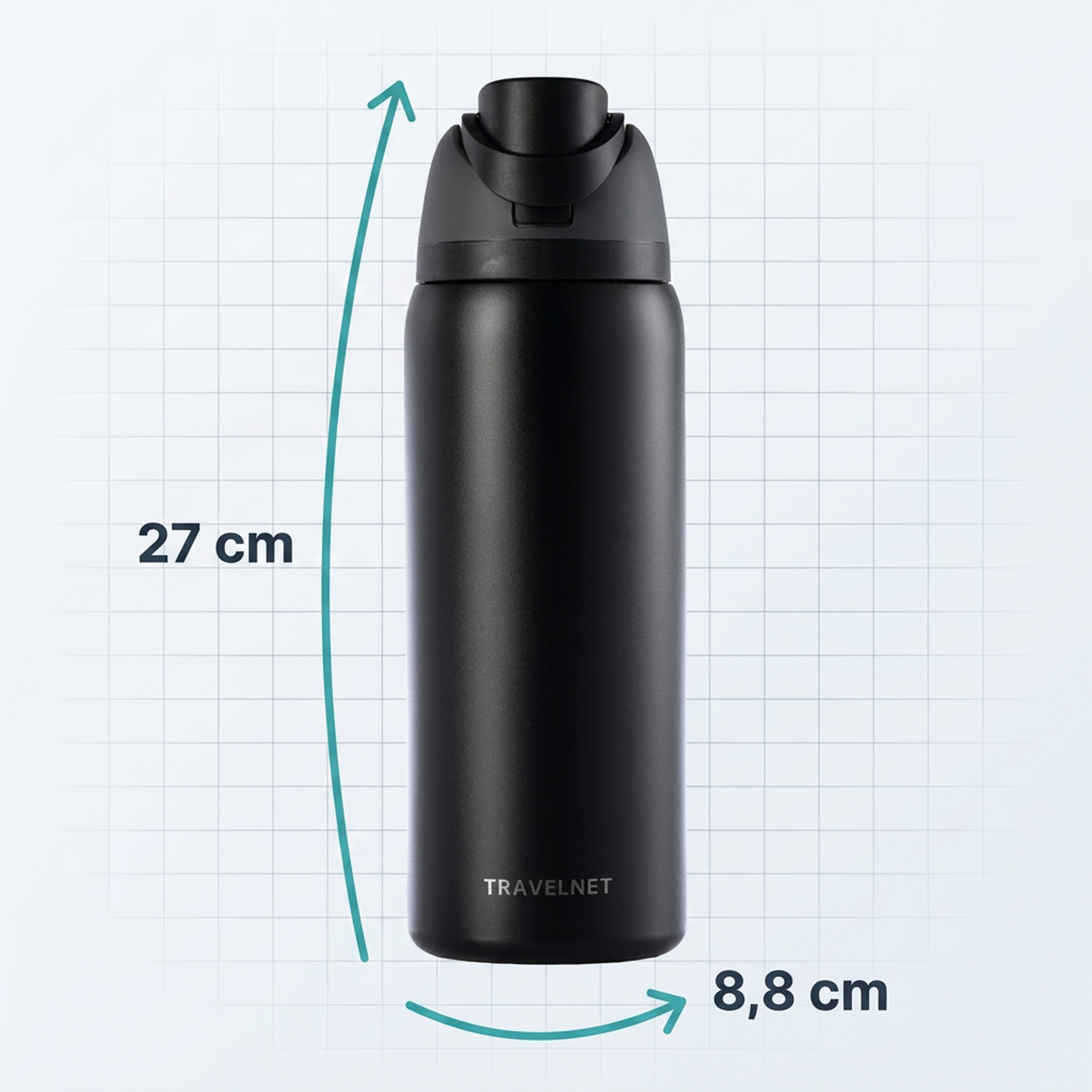 Travelnet Thermofles 950 ml – Dubbelwandig RVS - Afbeelding 5