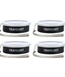 Travelnet Foldy Opvouwbare Siliconen Bekerset - Set van 4 - Afbeelding 5