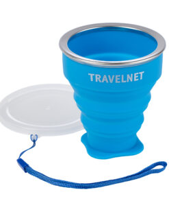 Travelnet Fun Family Opvouwbare Siliconen Bekerset - Set van 4 - Afbeelding 6