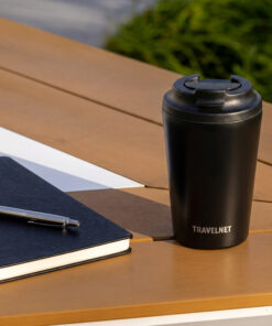 Travelnet thermosbeker – koffiebeker voor onderweg – reisbeker voor koffie en thee – 350 ml – roestvrij staal - Afbeelding 5