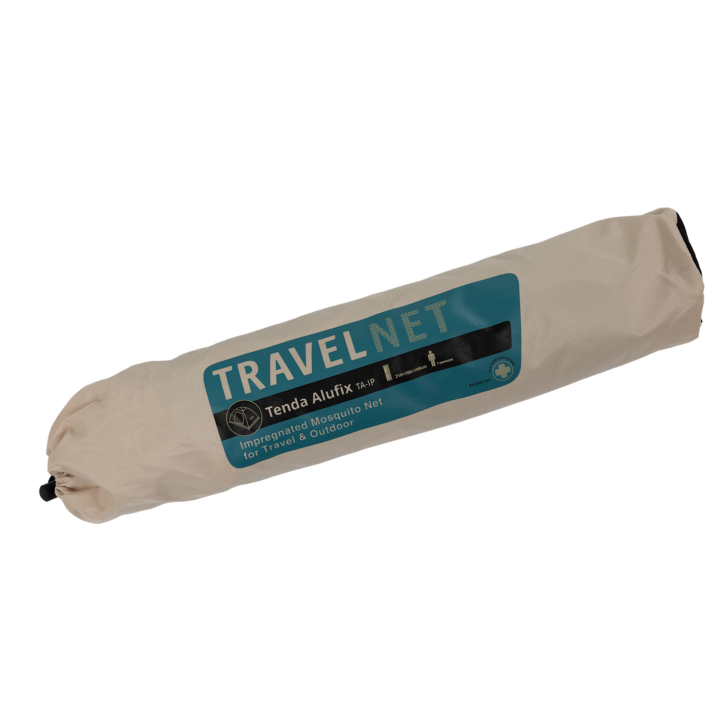 Travelnet klamboetent Alufix geïmpregneerd- L200x B100x H100cm 1pers - Afbeelding 2